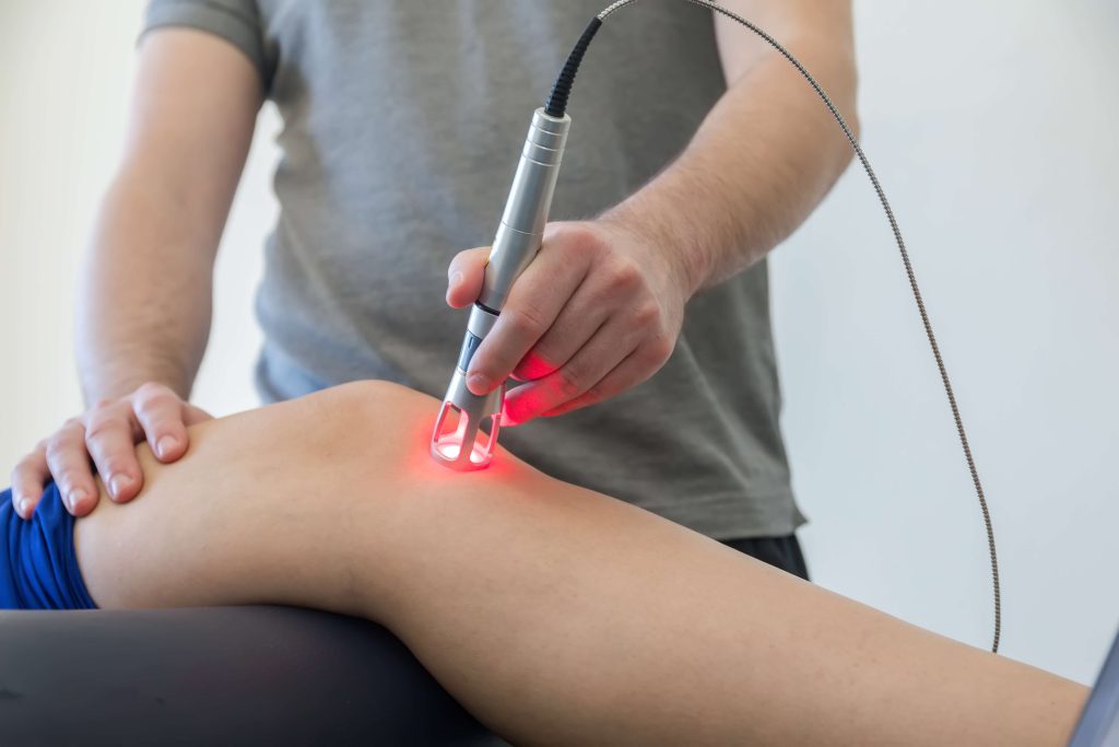 Effective sports therapy for knee injuries can come from a physical therapist shutterstock 1052124350 knee injury sports therapy