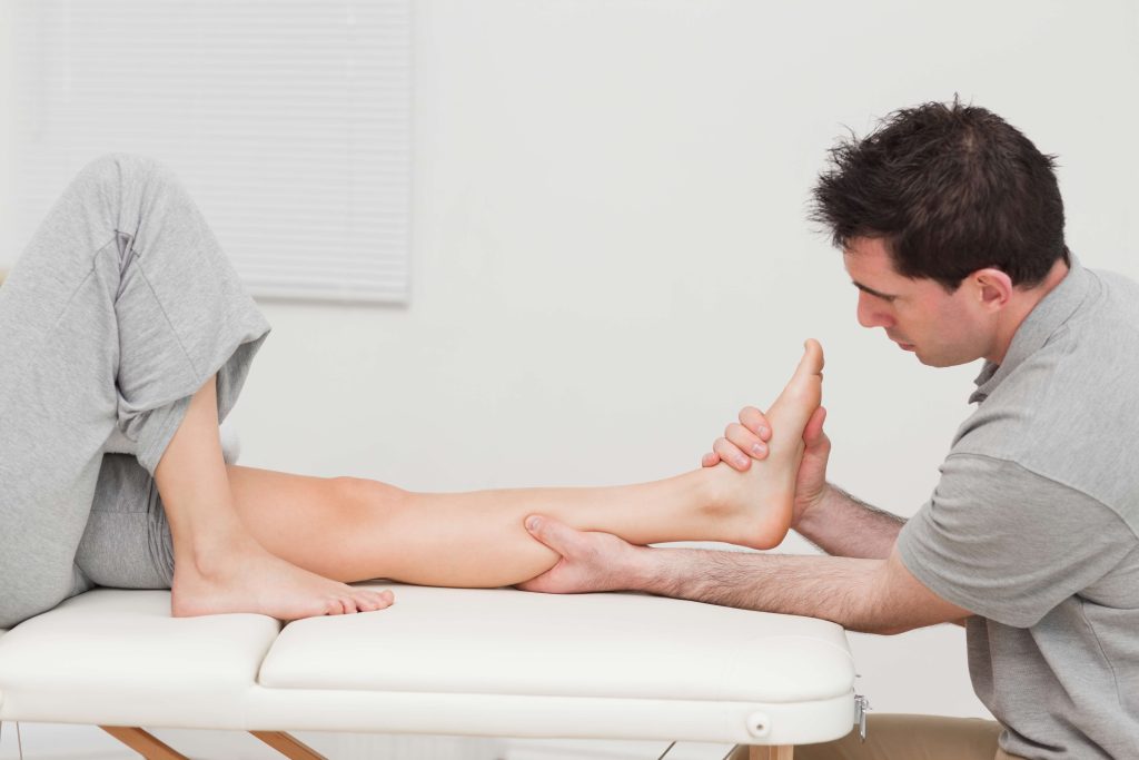 Ankle and foot treatment in St. Peters, MO shutterstock 107325338 treating feet and ankles