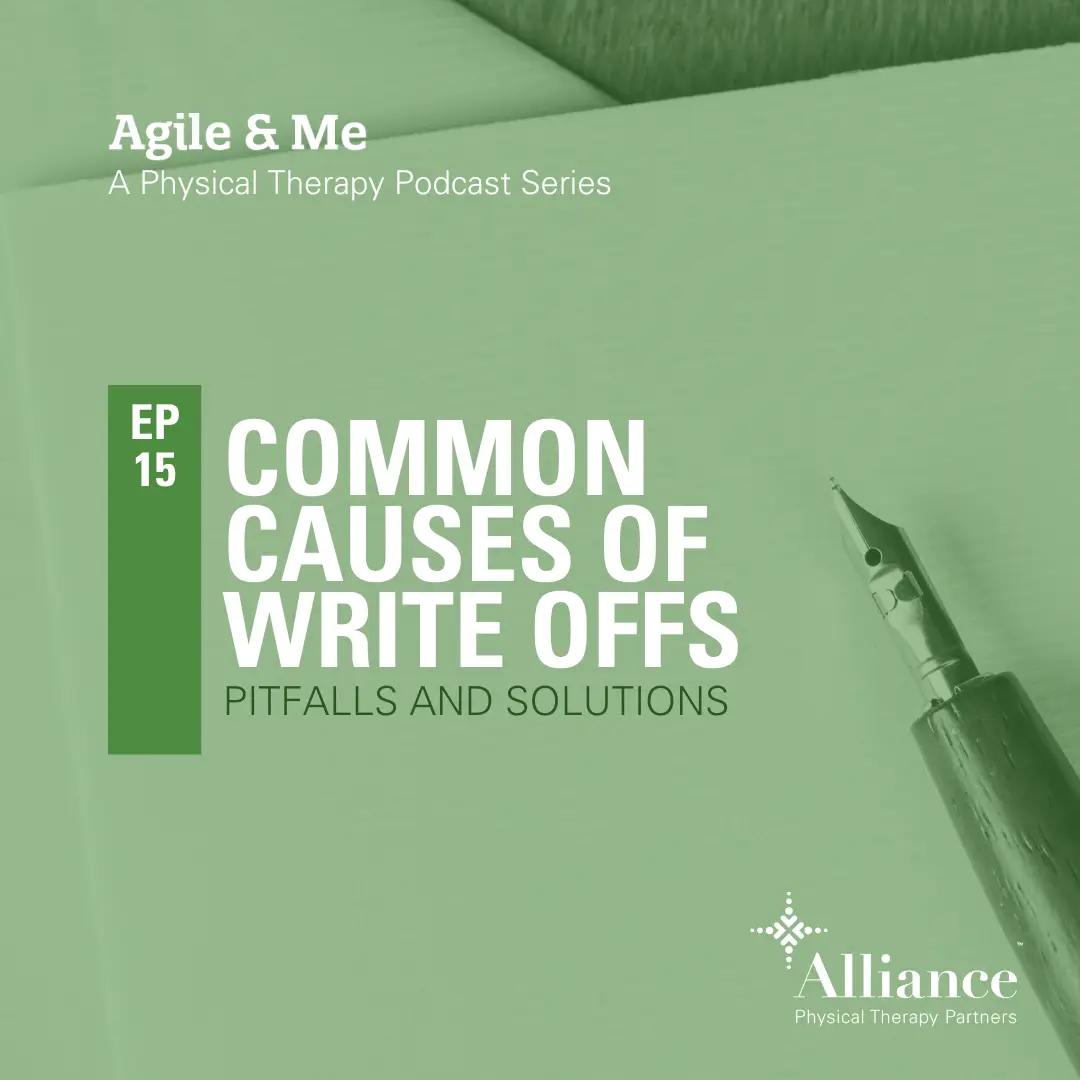 Avoid Write Off Common Causes of Write Offs: Pitfalls and Solutions - Alliance Physical ...